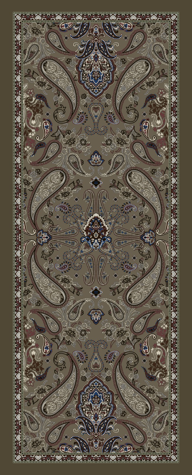Dijital Soft Şal V-5522-01 - Venosa Scarf Şal