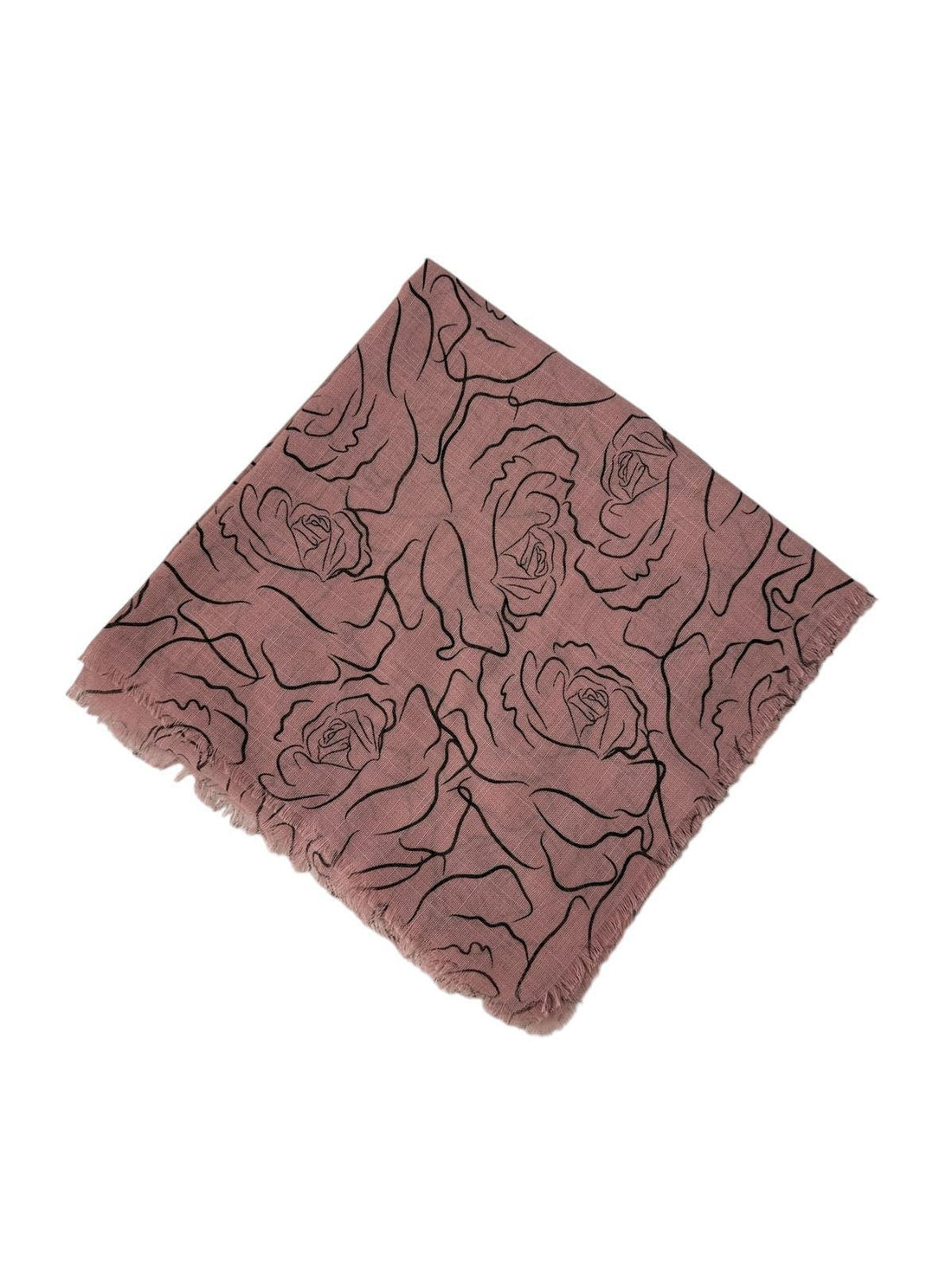 Pigment Baskı Flama Flam Eşarp F-8102-04 - Venosa Scarf Eşarp