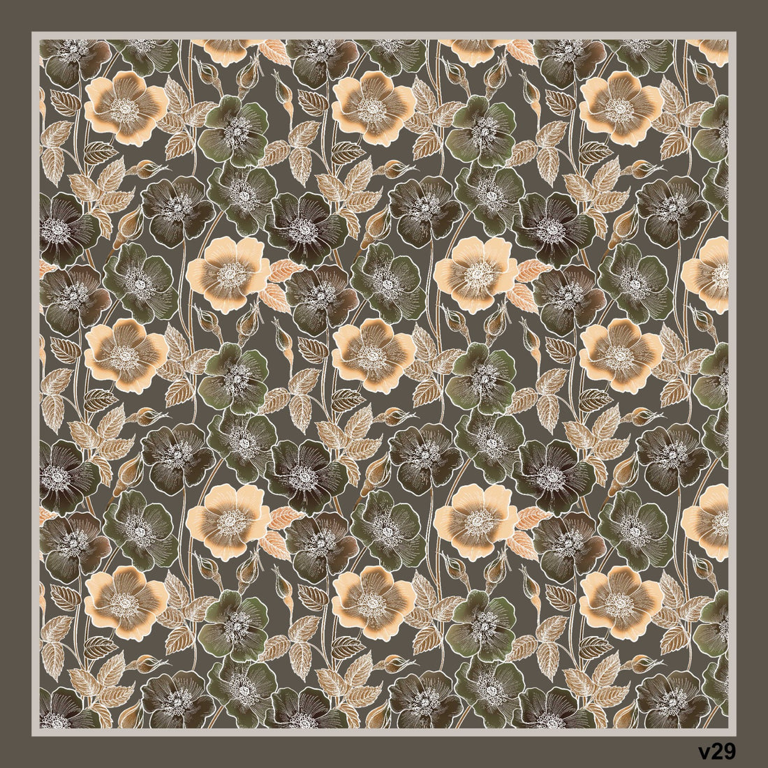 Dijital Soft Eşarp V-5568-04 - detay
