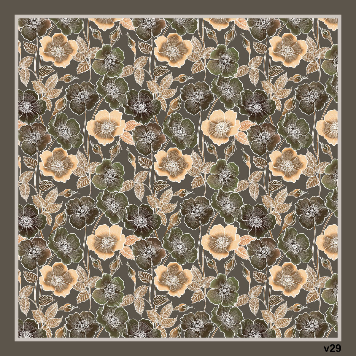 Dijital Soft Eşarp V-5568-04 - detay