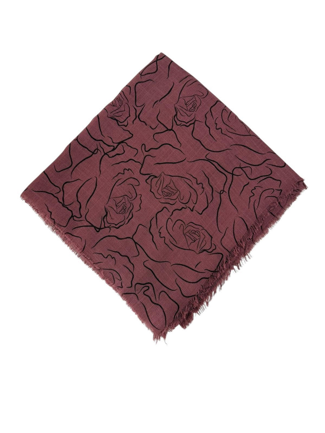 Pigment Baskı Flama Flam Eşarp F-8102-05 - Venosa Scarf Eşarp