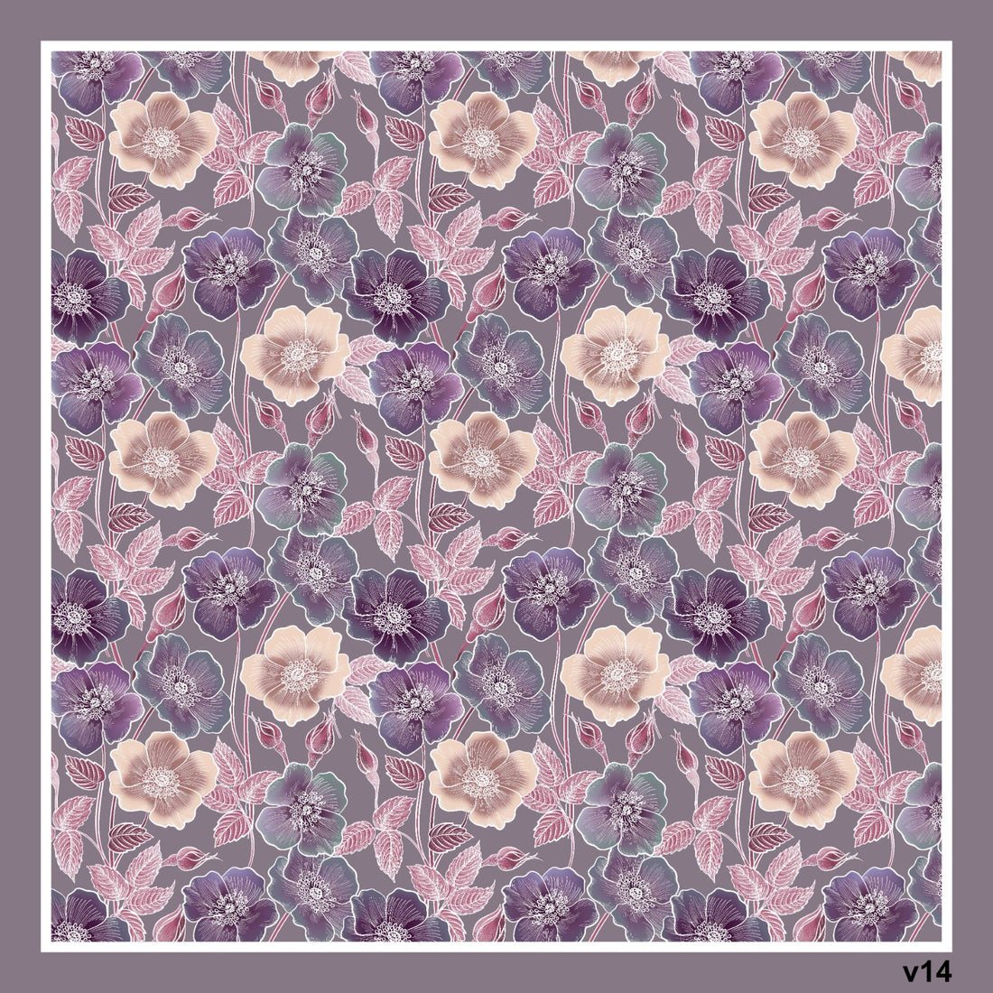 Dijital Soft Eşarp V-5568-05 - Venosa Scarf Eşarp