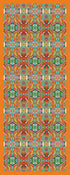 Desenli Kraş Şal B-3061-05 - Venosa Scarf Şal
