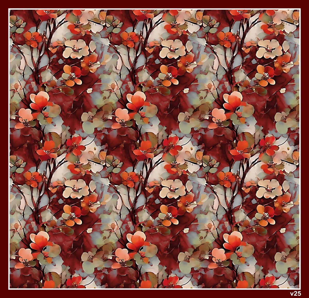 Dijital Soft Eşarp V-5566-05 - Venosa Scarf Eşarp