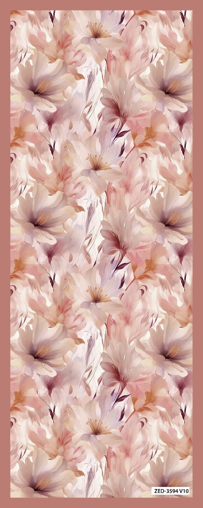 Desenli Kraş Şal B-3062-05 - Venosa Scarf Şal