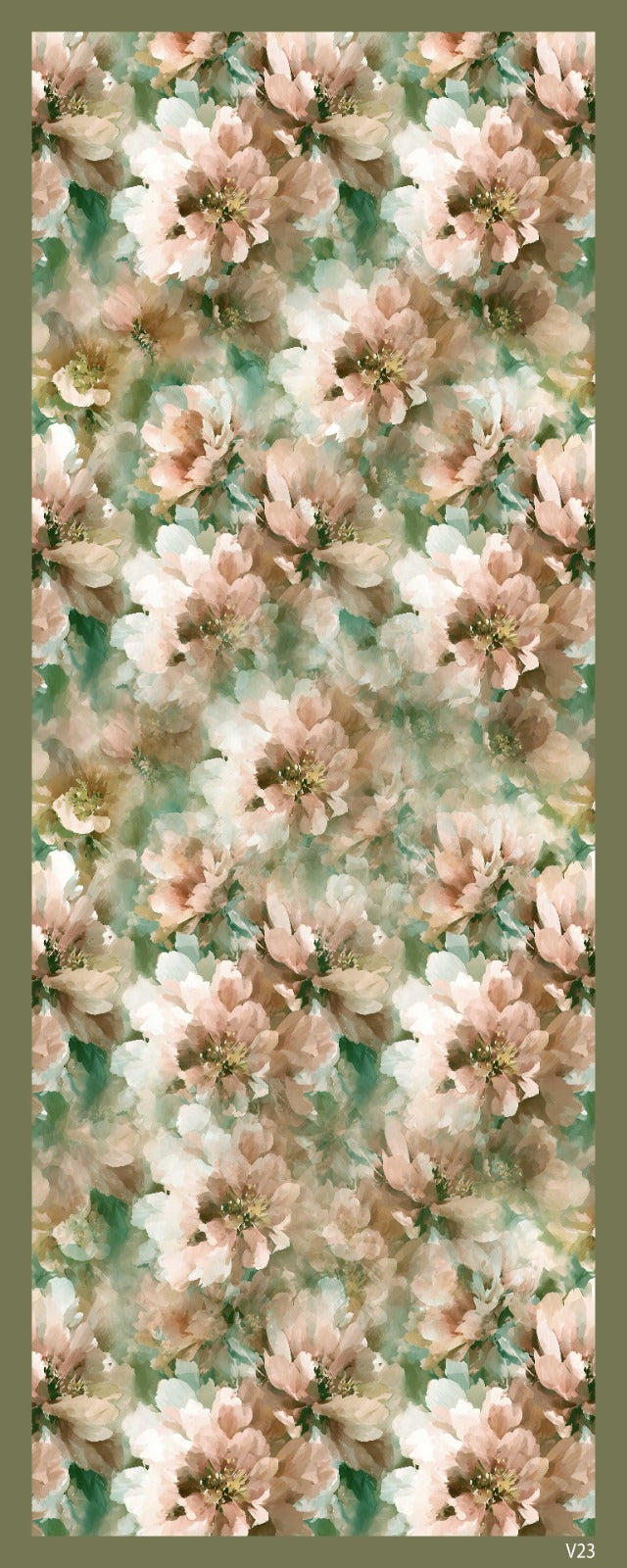 Desenli Kraş Şal B-3060-05 - Venosa Scarf Şal