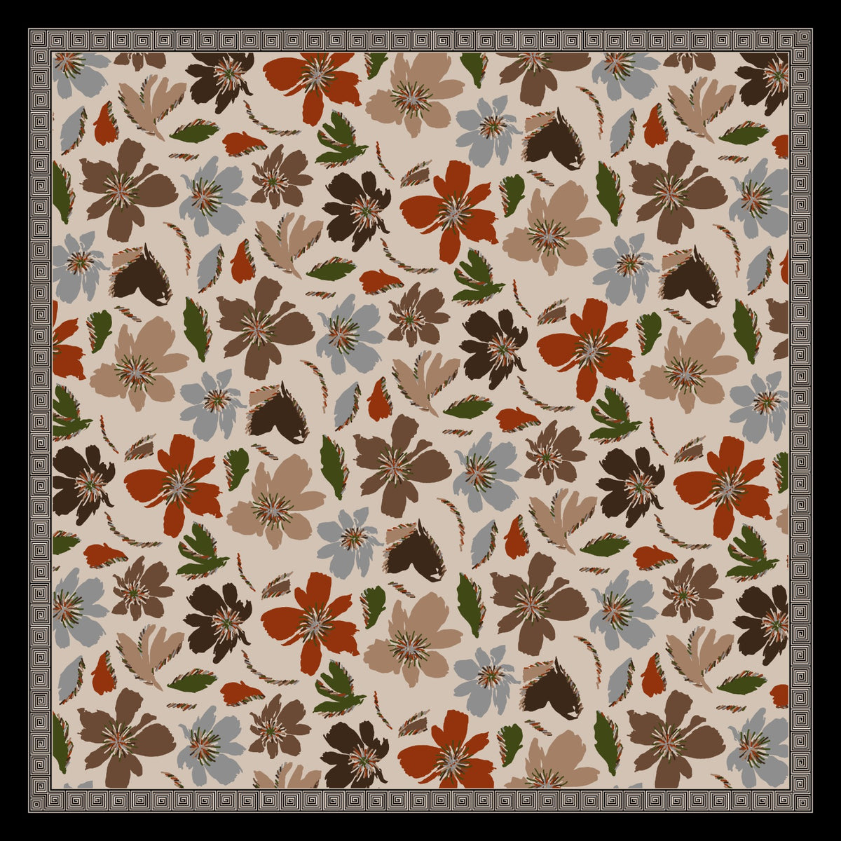 Dijital Soft Eşarp V-5555-05 - Venosa Scarf Eşarp