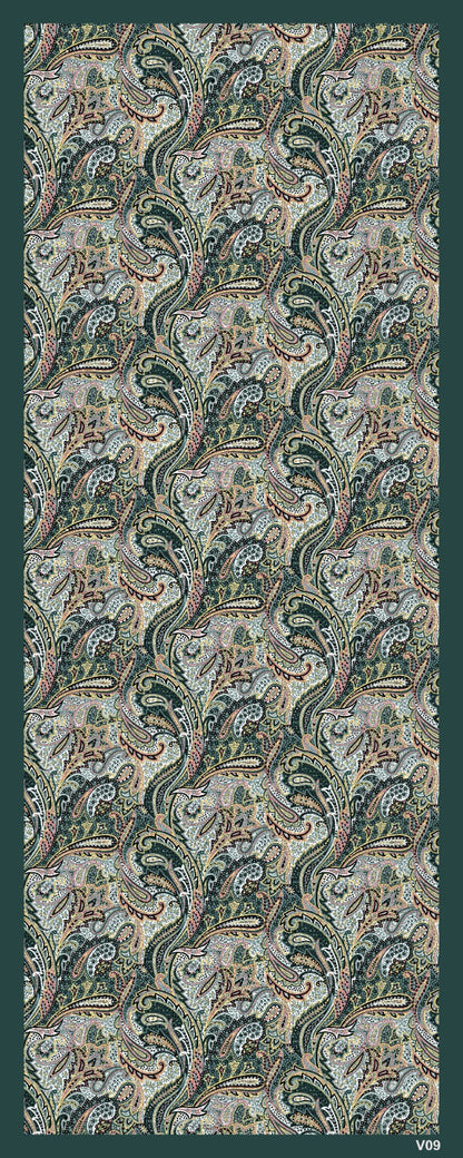 Desenli Kraş Şal B-3057-05 - Venosa Scarf Şal