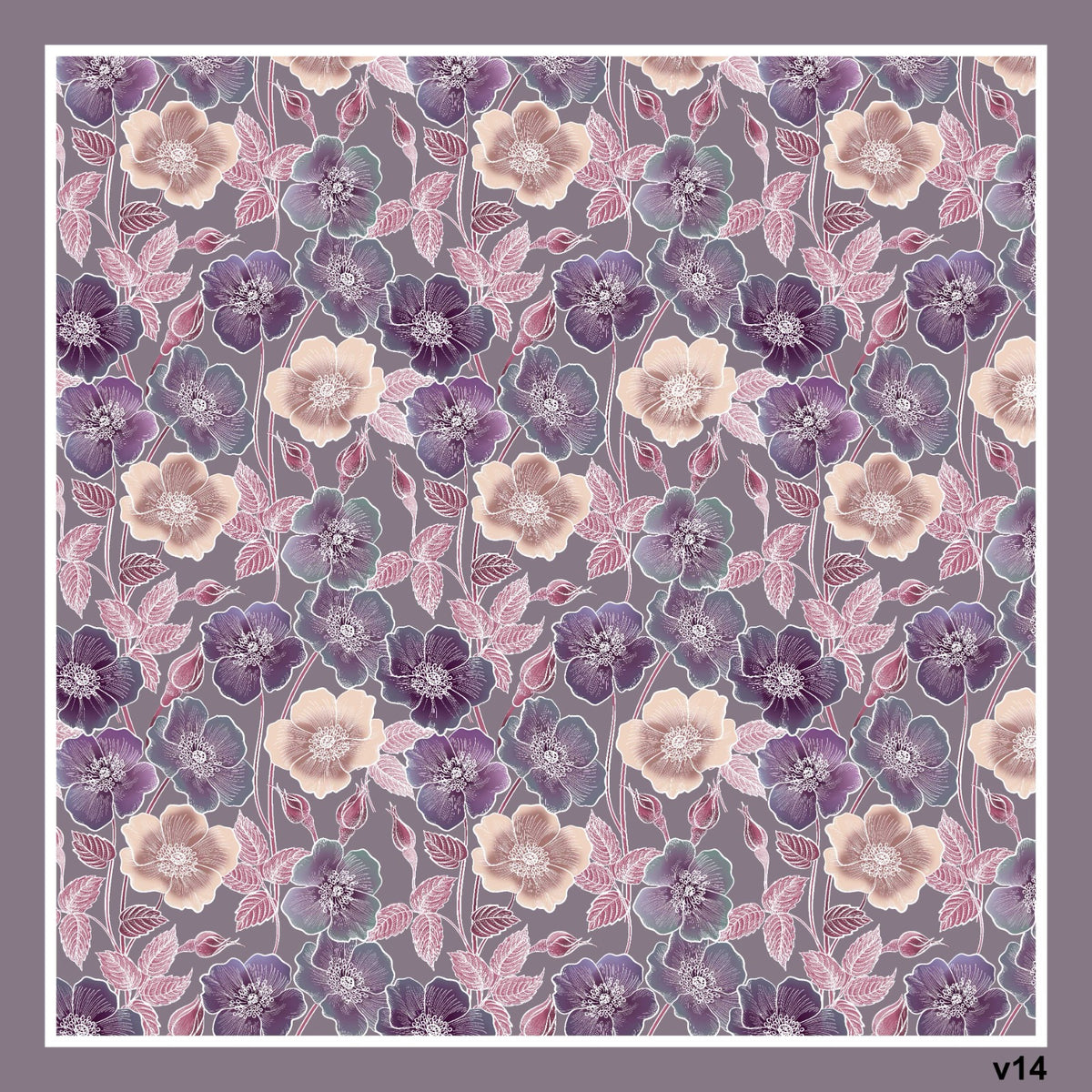 Dijital Soft Eşarp V-5568-05 - detay