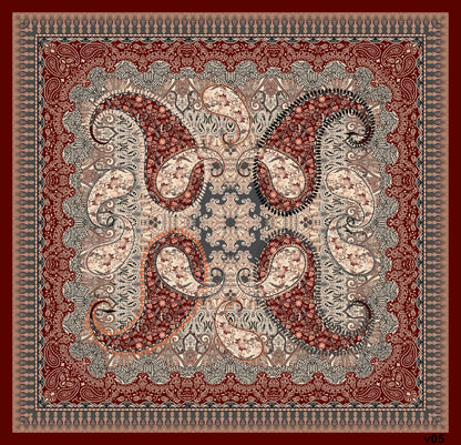 Dijital Soft Eşarp V-5563-05 - detay