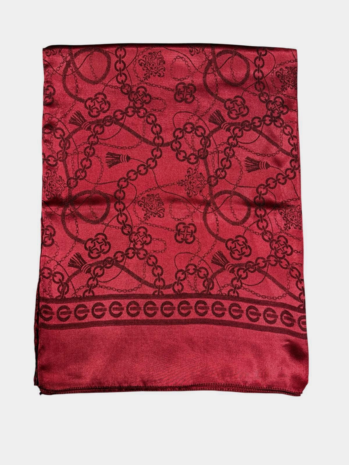 Abiye Jakar Şal S-1021-05 BORDO - detay