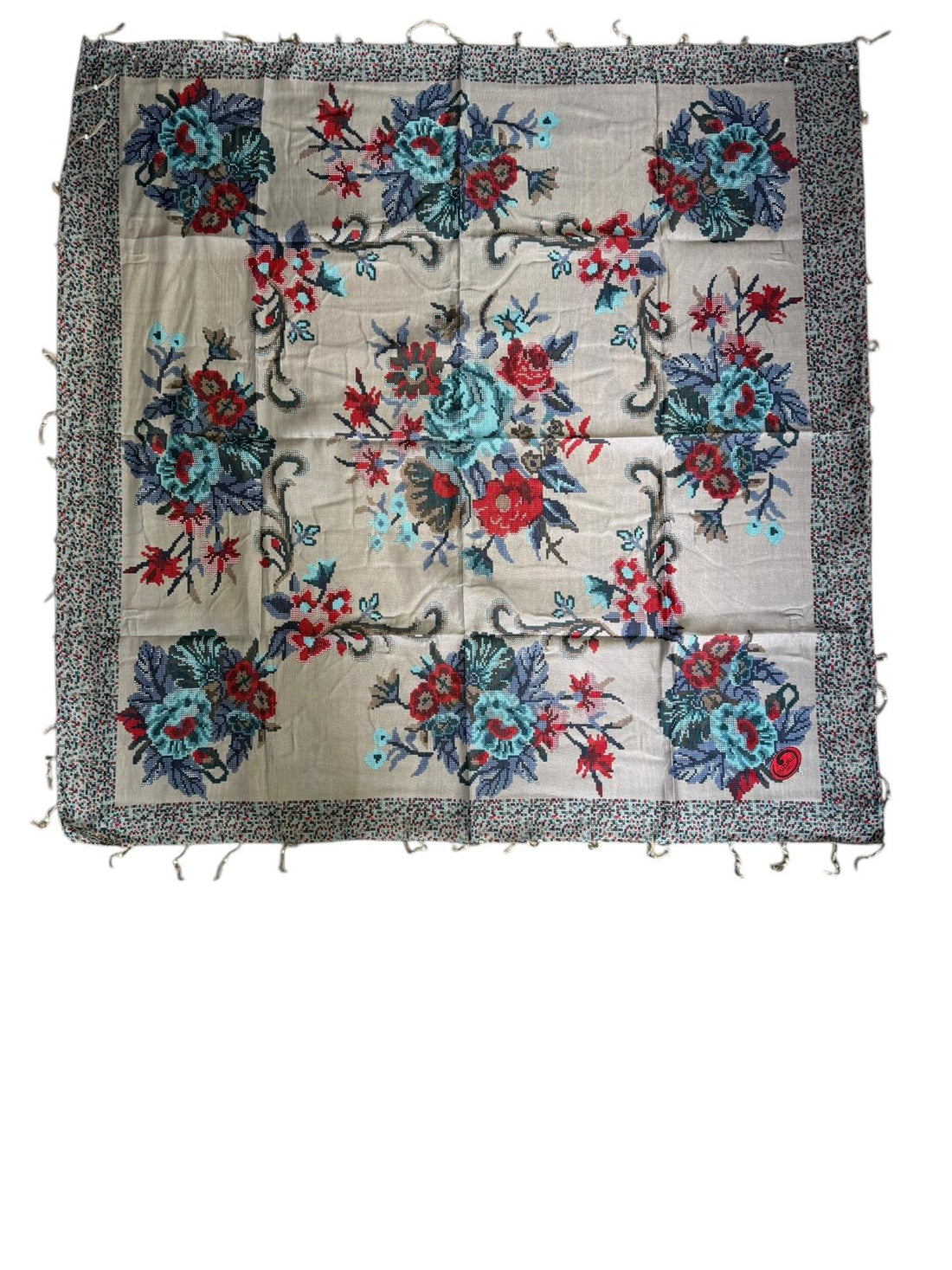 Desenli Boncuklu Yazma V-2022-09 - detay