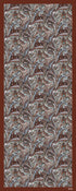 Desenli Kraş Şal B-3057-06 - Venosa Scarf Şal