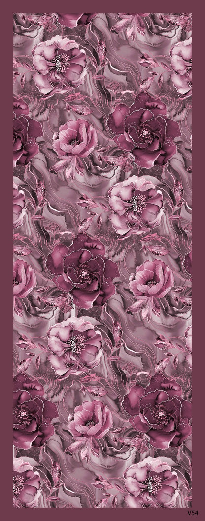 Desenli Kraş Şal B-3055-06 - Venosa Scarf Şal