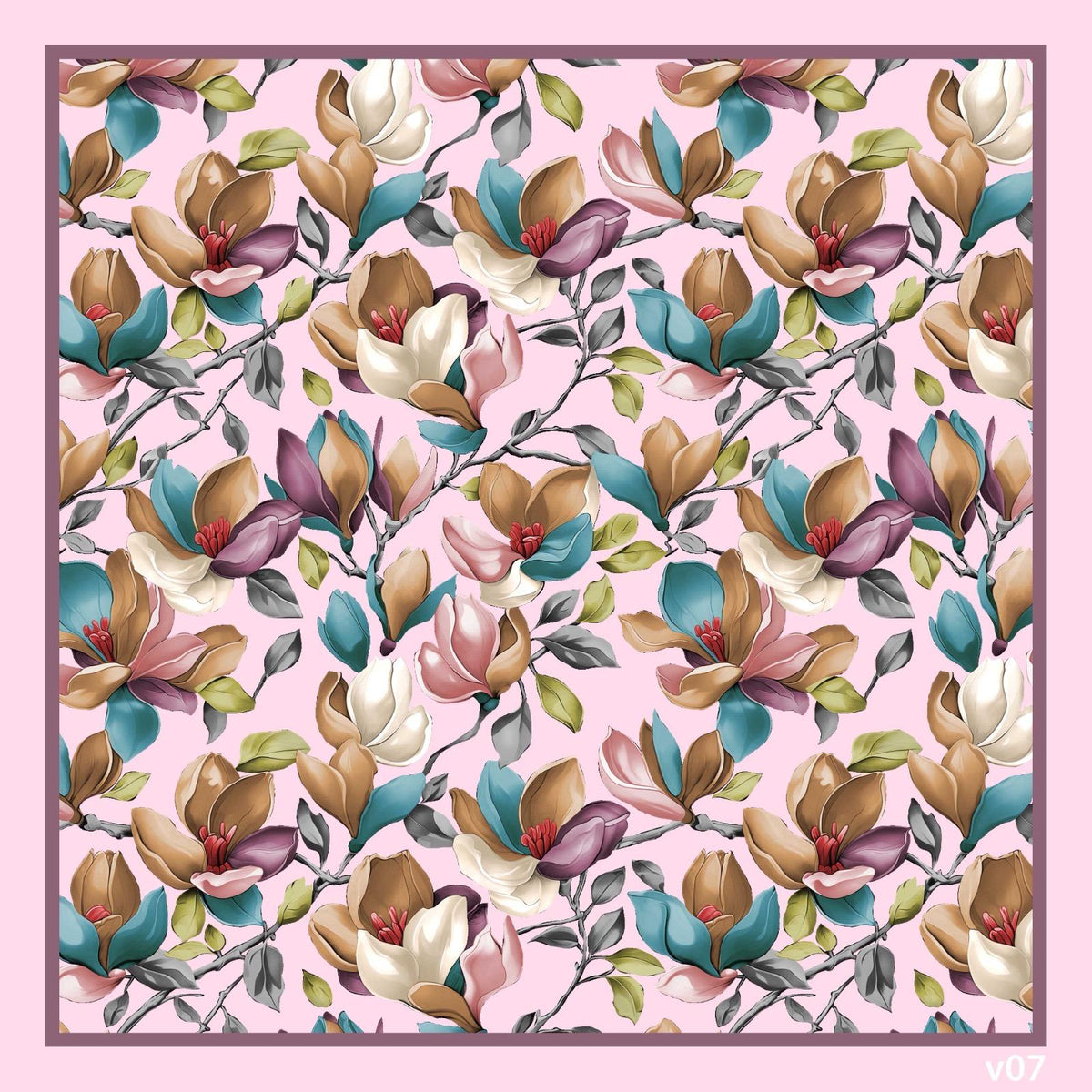 Dijital Soft Eşarp V-5569-06 - Venosa Scarf Eşarp