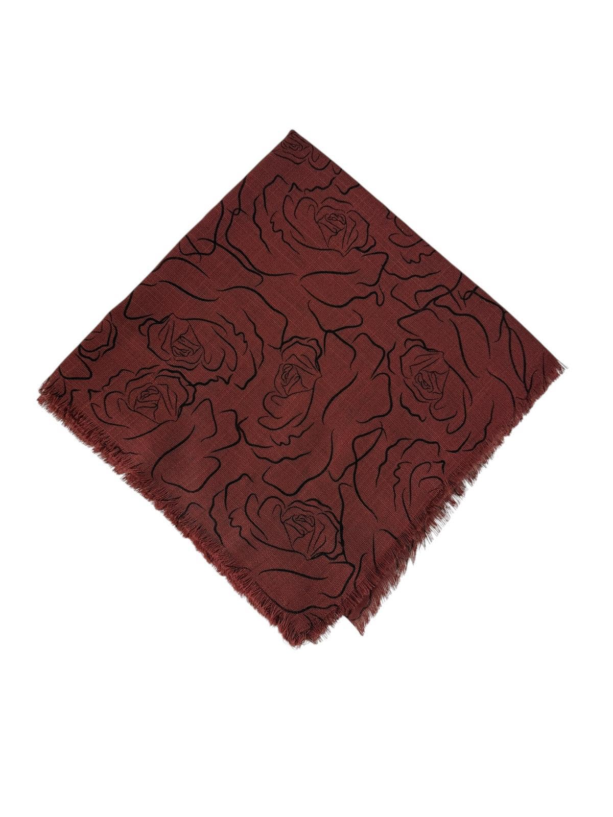 Pigment Baskı Flama Flam Eşarp F-8102-06 - detay