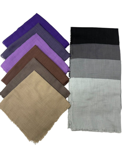 Düz Flamlı Eşarp D-2019 - Venosa Scarf Eşarp