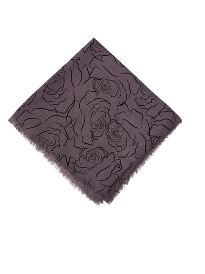 Pigment Baskı Flama Flam Eşarp F-8102-07 - Venosa Scarf Eşarp