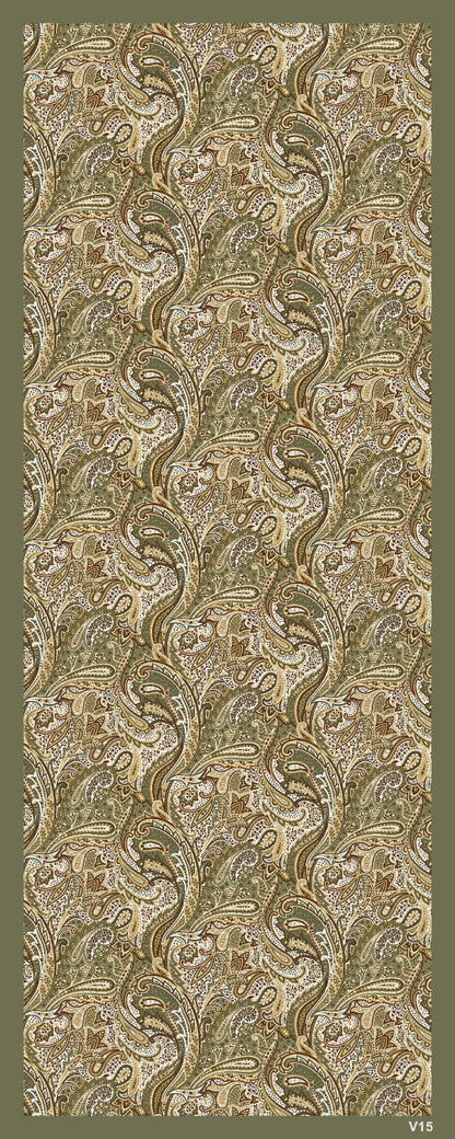 Desenli Kraş Şal B-3057-07 - Venosa Scarf Şal