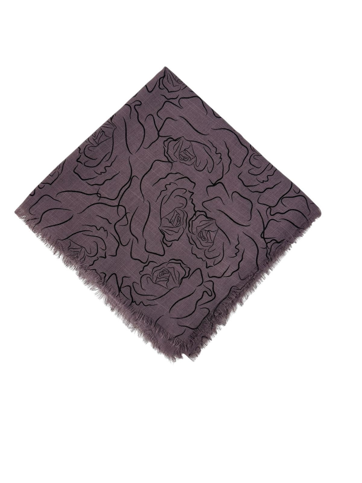 Pigment Baskı Flama Flam Eşarp F-8102-07 - detay