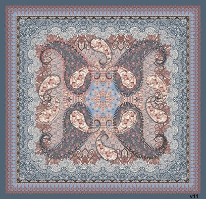 Dijital Soft Eşarp V-5563-07 - detay