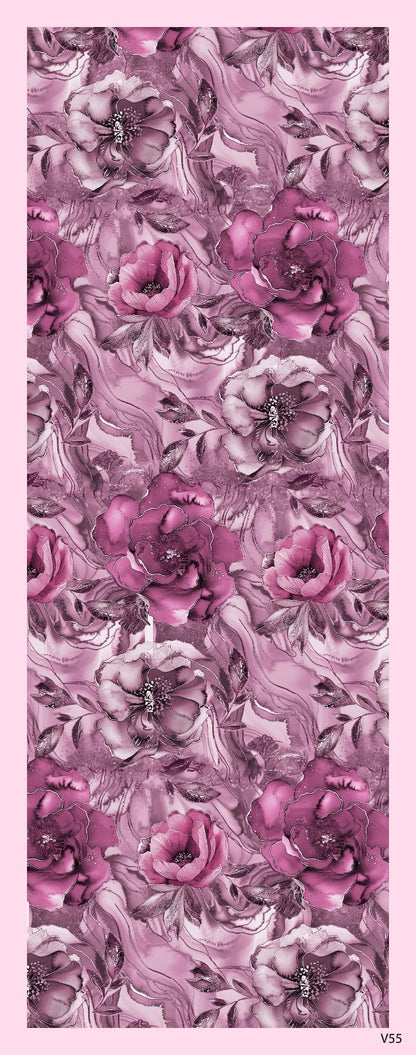 Desenli Kraş Şal B-3055-08 - Venosa Scarf Şal