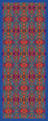 Desenli Kraş Şal B-3061-08 - Venosa Scarf Şal