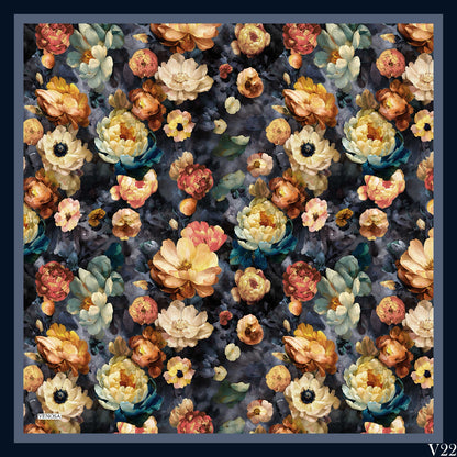 Dijital Soft Eşarp V-5572-08 - Venosa Scarf Eşarp