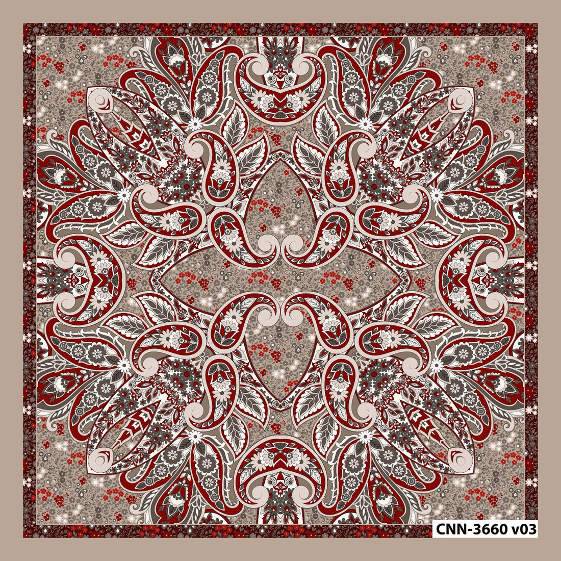Dijital Soft Eşarp V-5118-08 - Venosa Scarf Eşarp
