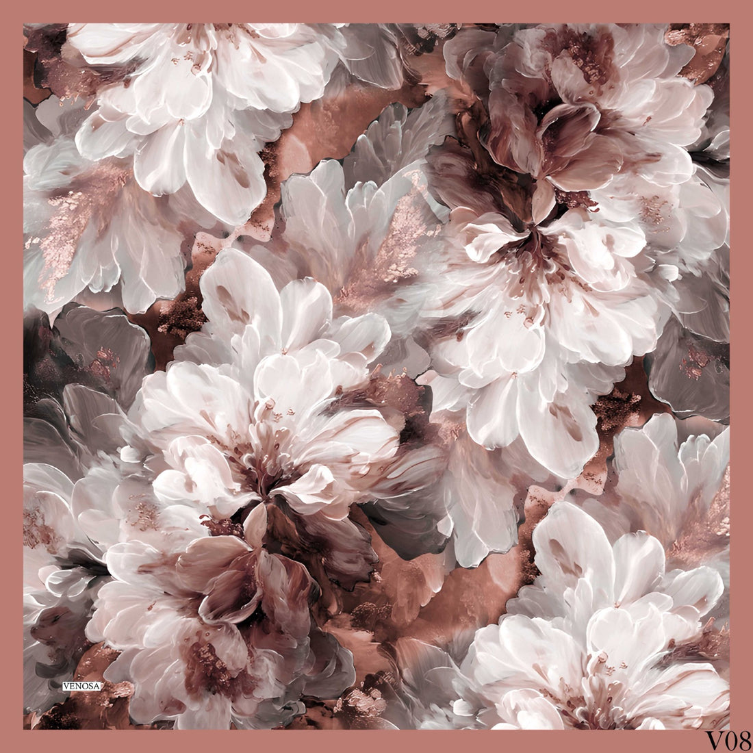 Dijital Soft Eşarp V-5570-09 - Venosa Scarf Eşarp