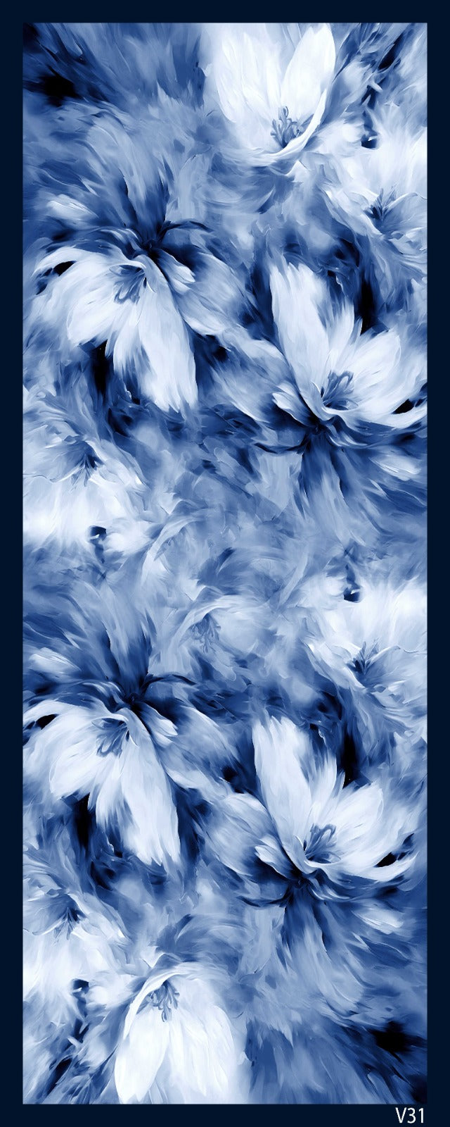 Desenli Kraş Şal B-3059-09 - Venosa Scarf Şal