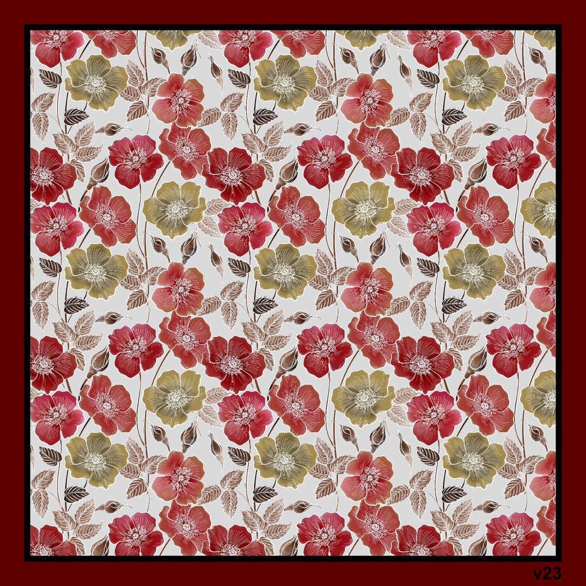 Dijital Soft Eşarp V-5568-09 - Venosa Scarf Eşarp