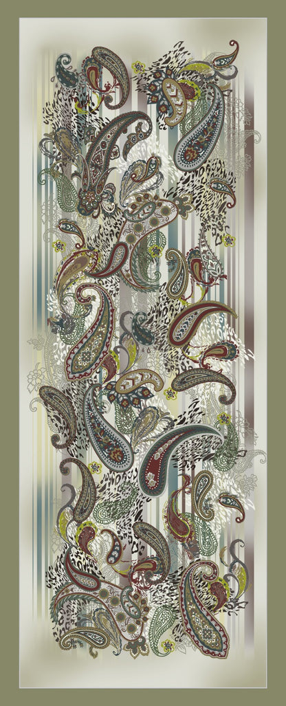 Dijital Soft Şal V-5518-09 - Venosa Scarf Şal