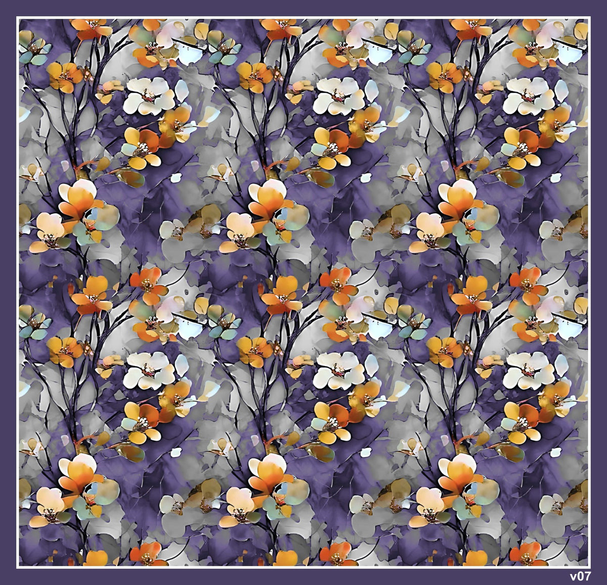 Dijital Soft Eşarp V-5566-09 - detay