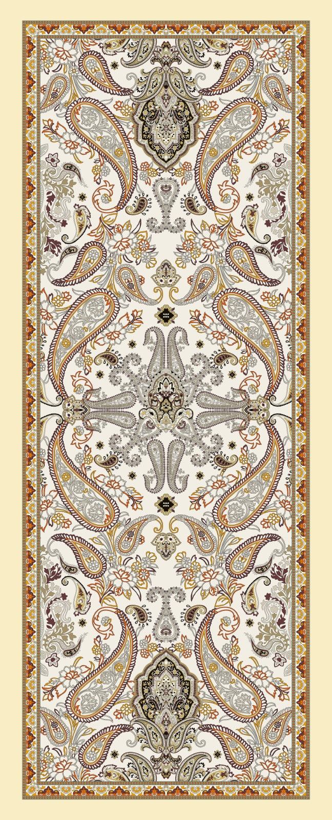 Dijital Soft Şal V-5522-04 - Venosa Scarf Şal