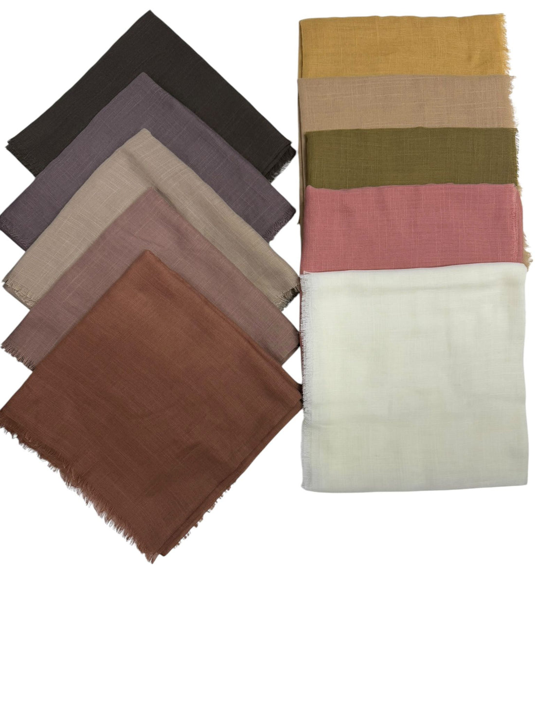 Düz Flamlı Eşarp D-2018 - Venosa Scarf Eşarp