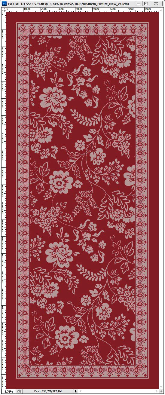 Dijital Soft Şal V-5505-09 - Venosa Scarf Şal