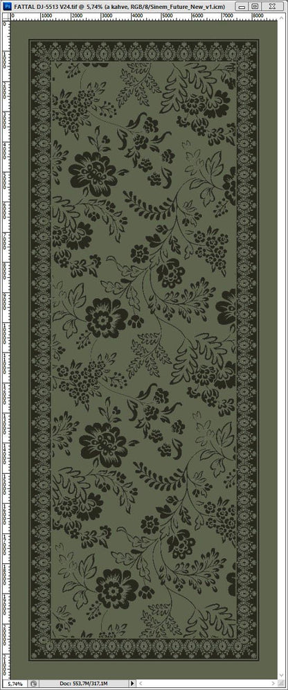 Dijital Soft Şal V-5505-10 - Venosa Scarf Şal