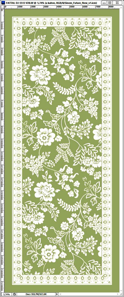 Dijital Soft Şal V-5505-11 - Venosa Scarf Şal