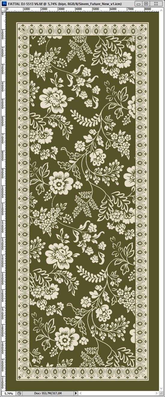 Dijital Soft Şal V-5505-12 - Venosa Scarf Şal