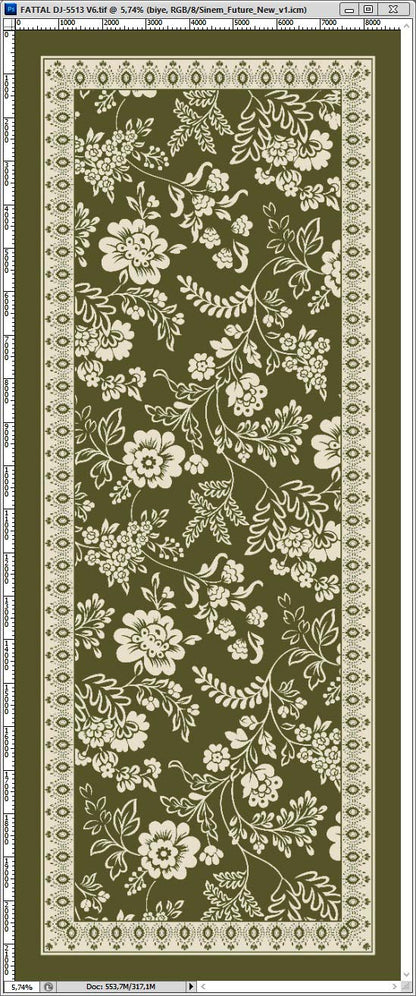Dijital Soft Şal V-5505-12 - Venosa Scarf Şal