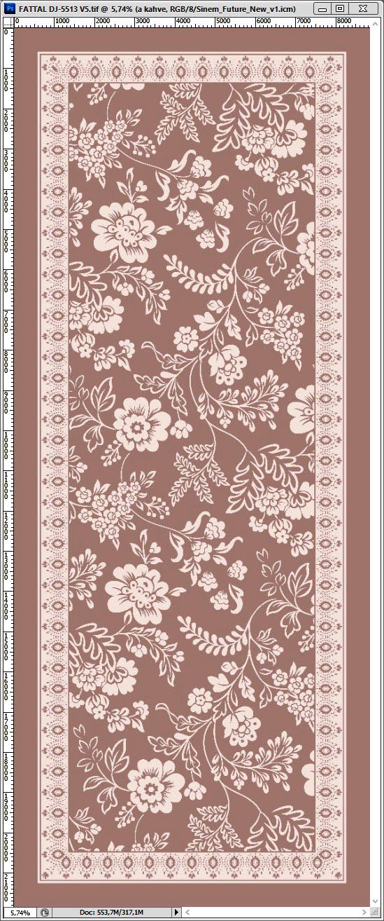 Dijital Soft Şal V-5505-13 - Venosa Scarf Şal