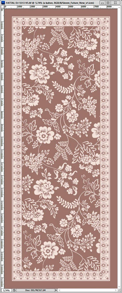 Dijital Soft Şal V-5505-13 - Venosa Scarf Şal