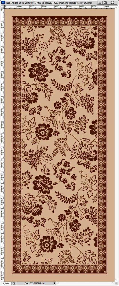 Dijital Soft Şal V-5505-14 - detay