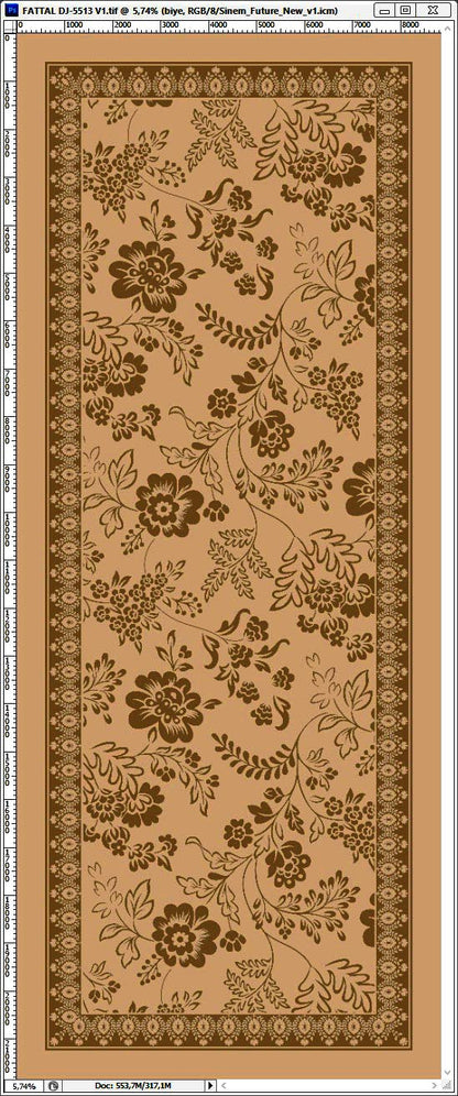 Dijital Soft Şal V-5505-15 - Venosa Scarf Şal