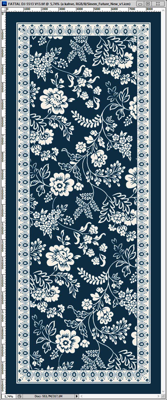 Dijital Soft Şal V-5505-16 - detay