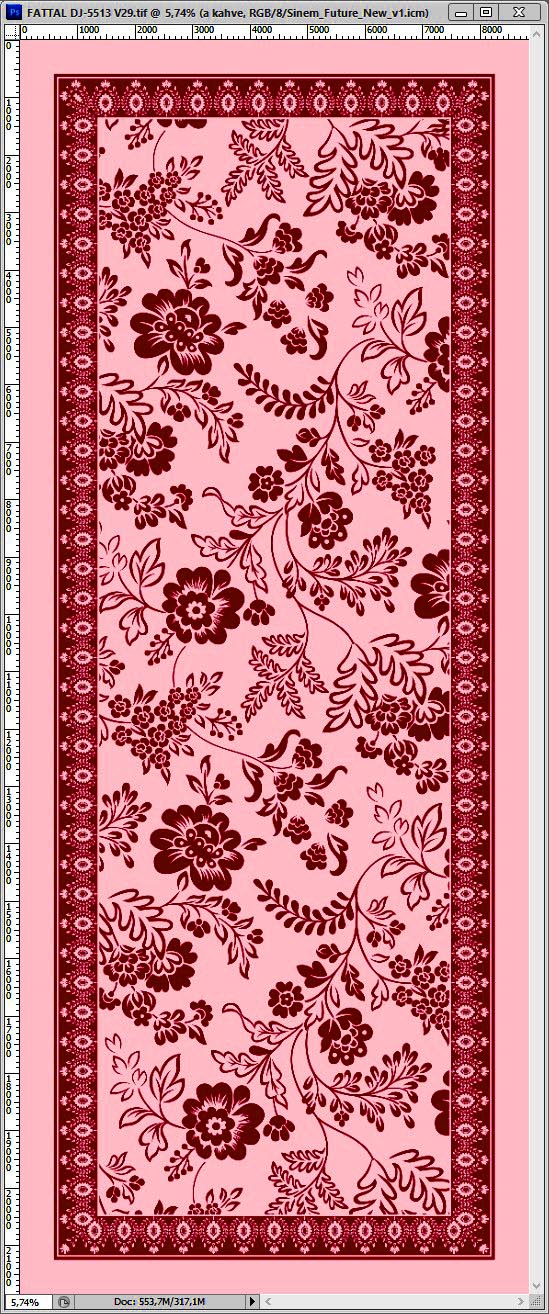 Dijital Soft Şal V-5505-18 - Venosa Scarf Şal